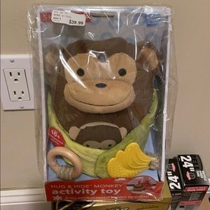 Skip Hop hug & hide monkey activity toy